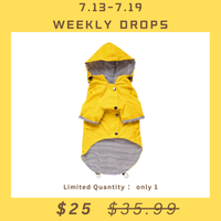 【Weekly Drops】Reflective Wind & Rainproof British Style Jacket – Dog Raincoat