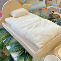 【Self-Pick Up Only】Cloud Shaped Wooden Pet Bed - with cushion and pillow