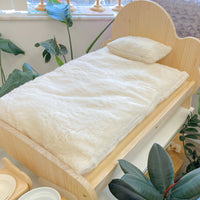 【Self-Pick Up Only】Cloud Shaped Wooden Pet Bed - with cushion and pillow