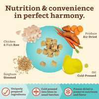 【PRIMAL】Cat - Kibble in the Raw Food Chicken & Fish Recipe - 1.5lb & 4lb