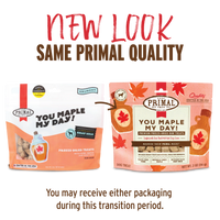 【PRIMAL】Dog - Freeze-Dried Treats - You Maple My Day - Pork, Maple, Goat Milk
