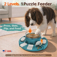 【KADTC】Press & Discover Interactive Puzzle Feeder (Hardness Level 2)