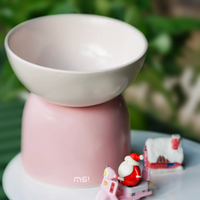 【Makesure】Tall Cat Two Use Tilting Bowl