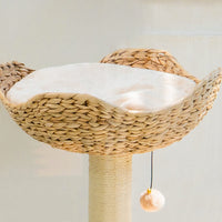Rattan Cat Tree 98cm