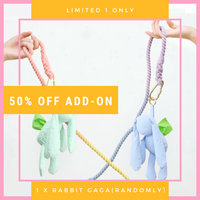 【MAOGOUBLUE】Self-unwinding Dog Leash Set - Mint