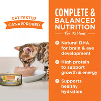 【INSTINCT - KITTEN】Canned Cat Food - Original Real Chicken Recipe - 3oz