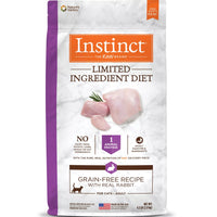 【INSTINCT】Limited Ingredient Diet Gain Free Dry Food with Rabbit - Cats - 10lbs