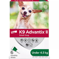 【Elanco K9 Advantix II】Topical Flea & Tick Protection for Small Dog Breeds