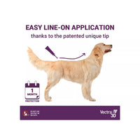 【VECTRA 3D】Flea and Tick Treatment for Dogs and Puppies - 4.6-9 kg