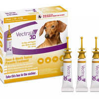 【VECTRA 3D】Flea and Tick Treatment for Dogs and Puppies - 2-4.5 kg