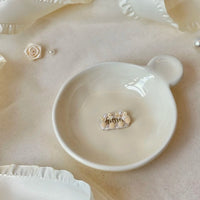 Cream Puff Pet Hair Clip Set