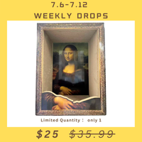 【Weekly Drops】Vintage-style Mona Lisa oil painting frame cat scratcher & cat house