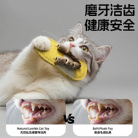 拖鞋形银藤丝瓜络猫玩具 – 天然耐嚼玩耍