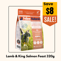 【April Special:$ 8 off】 Feline Natural Cat Freeze Dried Food 320g