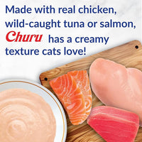 【INABA】Churu Purées Cat Treat - Tuna Variety - 100 Tubes - 50oz / 1400g