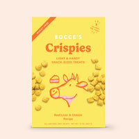 【Bocce's】Beef Liver & Cheese Flavor Crispies - Dog Treats 10oz / 283g