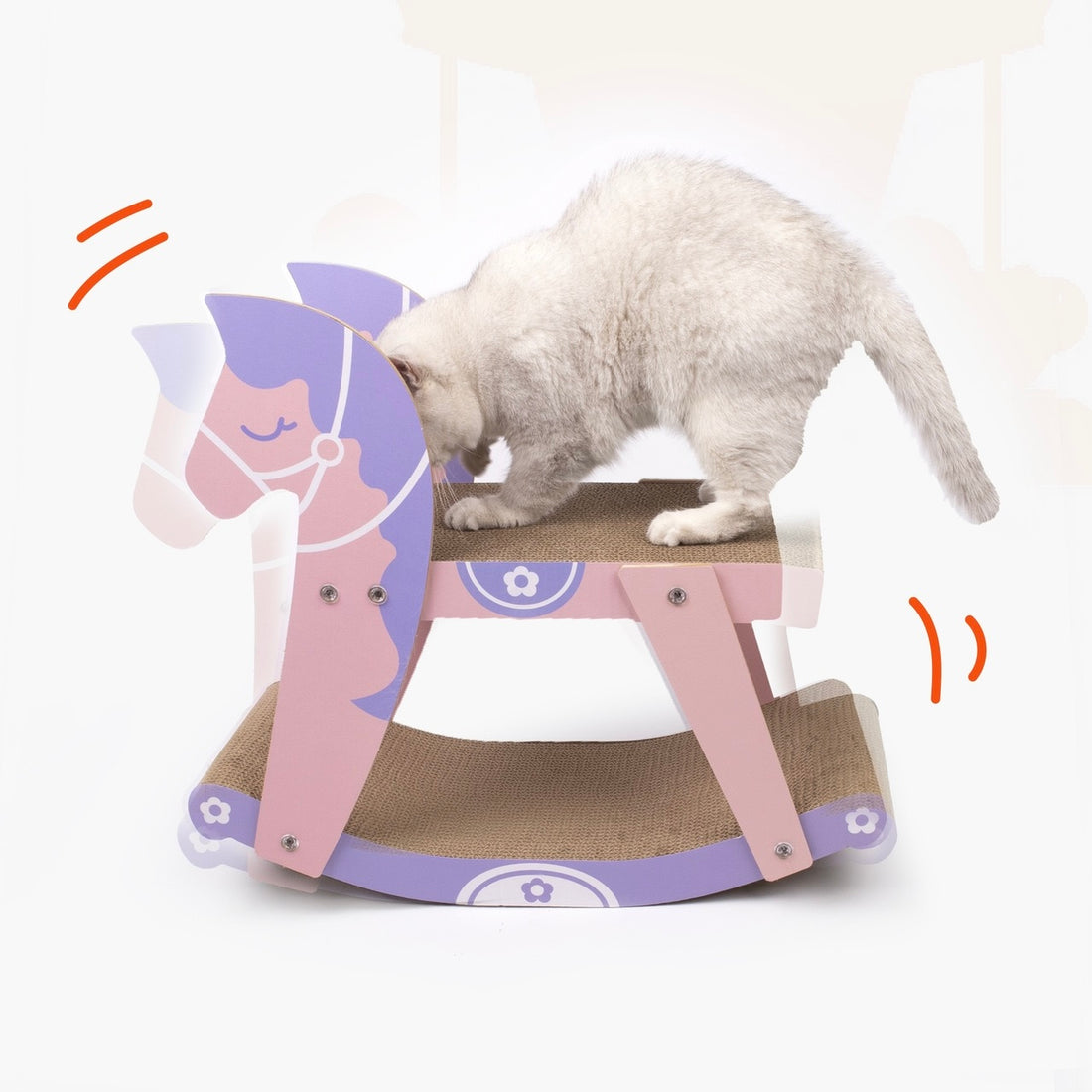 Rocking Horse Seesaw Cat Scratchboard Cat Toy