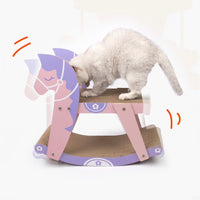 Rocking Horse Seesaw Cat Scratchboard Cat Toy