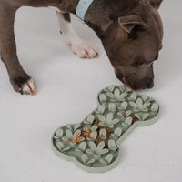 【DexyPaws】Hide+Seek - Sage Green Dog Bone Enrichment Snuffle Mat