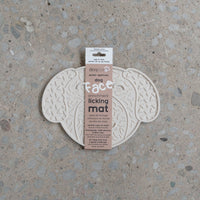 【DexyPaws】Cream Dog Head Enrichment Lick Mat