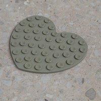 【DexyPaws】Green Heart Shaped Enrichment Lick Mat
