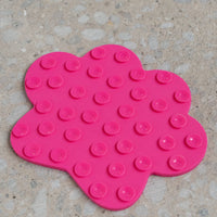 【DexyPaws】Hot Pink Paw Print Enrichment Lick Mat