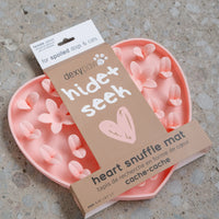 【DexyPaws】Hide+Seek - Blush Pink Heart Enrichment Snuffle Mat