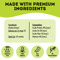 【Granville Pet Treatery】Dogs & Cats - Paw Lickin' Good -Premium Dehydrated Chicken Breast 2.82oz / 80g