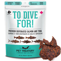 【Granville Pet Treatery】Dogs & Cats - To DIve For! - Premium Dehydrated Salmon & Tuna 3.175oz / 90g