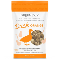 【Green Juju】Freeze Dried Whole Food Bites Duck Orange - 3oz / 85g