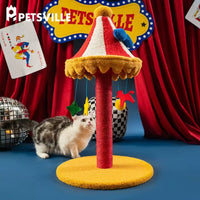 【PETSVILLE 派思维】旋转木马主题猫抓柱