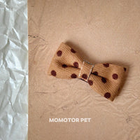 Polka Dot Bow Hair Clip