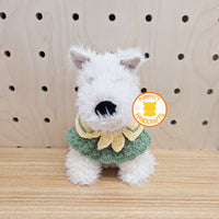 【Purrfect Handcrafts】 Moss & Mellow Poncho Collar