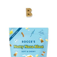 【Bocce's Bakery】Dog - Nutty Nana Blast - Peanut Butter, Banana & Carob - Soft & Chewy - 6oz