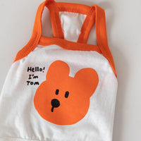 Color-Block Summer Pet Dog Cotton Tank – Cute, Lightweight & Breathable