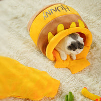 Honey Pot Cat Bed – Warm and Cozy Pet Nest