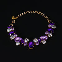 Glamour Crystal Pet Necklace – Luxury Diamond-Studded Princess Collar