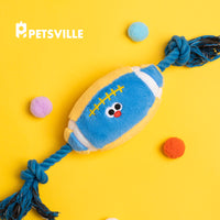 【PETSVILLE】Crinkle Plush Squeaky Sports Toy