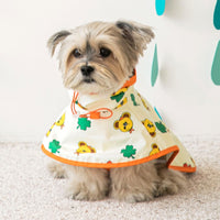 Waterproof Cartoon Hooded Dog Raincoat