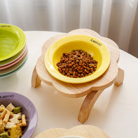 Flower Shape Little Wood Table