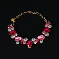 Glamour Crystal Pet Necklace – Luxury Diamond-Studded Princess Collar