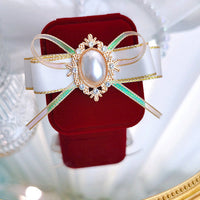 Burgundy Pet Wedding Ring Box