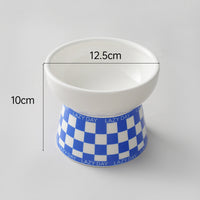 【MiaoFairy】Mosaic Raised Ceramic Pet Bowl