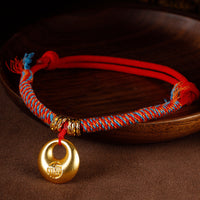 【HCNY】Braid "Fú" Red Collar