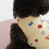 Adorable Spring Custard Vest – Comfy Cotton Pet Loungewear 😊🐶🌸