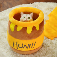 Honey Pot Cat Bed – Warm and Cozy Pet Nest