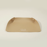 【Ameeklion】Semi-Enclosed Waterproof PU Leather Pet Feeding Mat