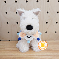 【Purrfect Handcrafts】Pompom Pup Collar