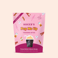 【Bocce's Bakery】Dog - Pup Me Up - Peanut Butter & Bacon Recipe - Training Bites - 6oz