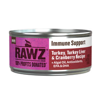 【RAWZ】Cat Can - Immune Support - Turkey, Turkey Liver & Cranberry - 5.5oz